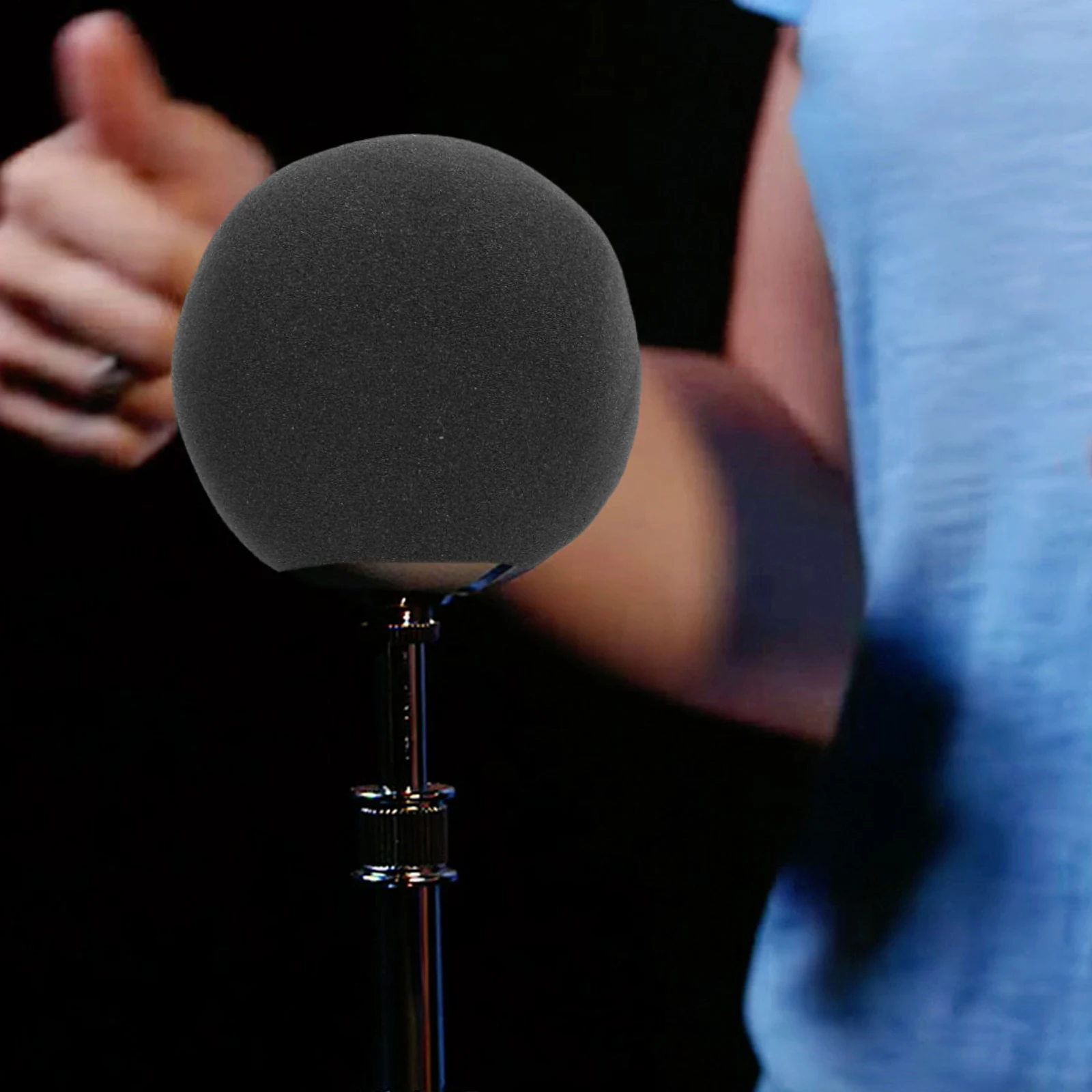 

Mic Cover Protective Sponge Windscreen Compatible For Blue Snowball Dustproof Anti-Wind Noise Protector For Condenser Microphone