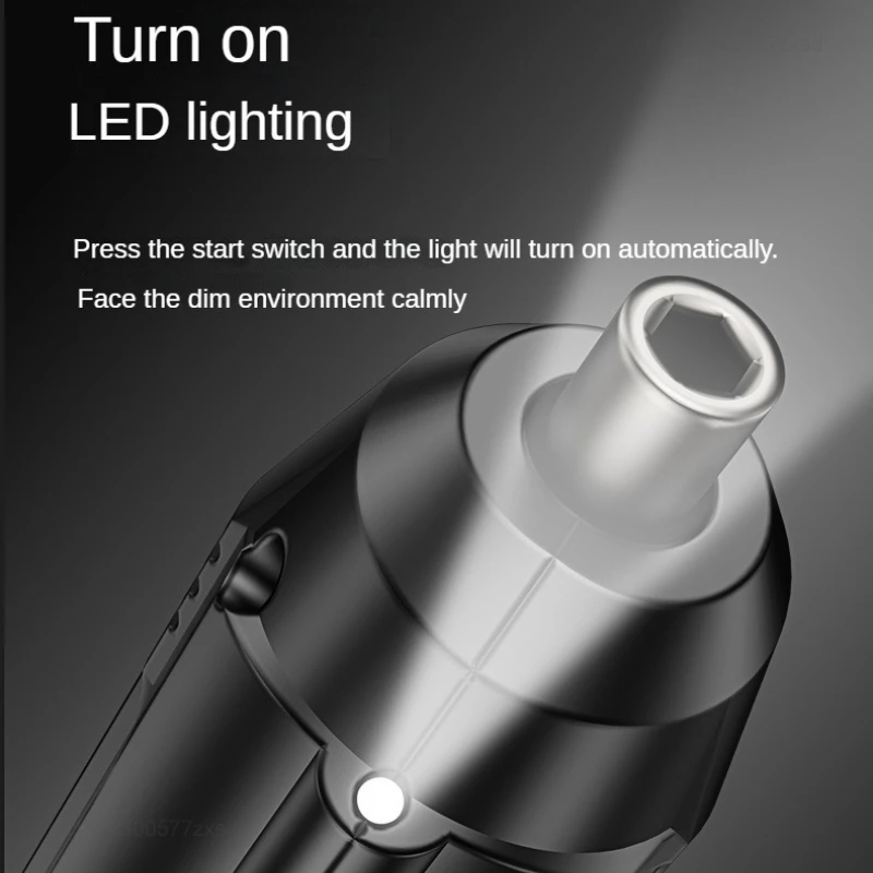 Imagem -04 - Xiaomi-mini Chave de Fenda Elétrica Recarregável Doméstico Pequeno Broca Motorista Multifunções Dobre Poder Ferramentas de Reparo