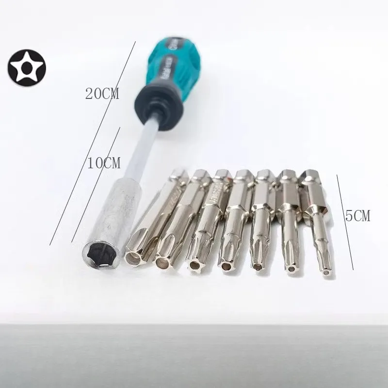 

Charging pile body repair pentagonal special-shaped screwdriver five-star door dismantling lock car electric batch head