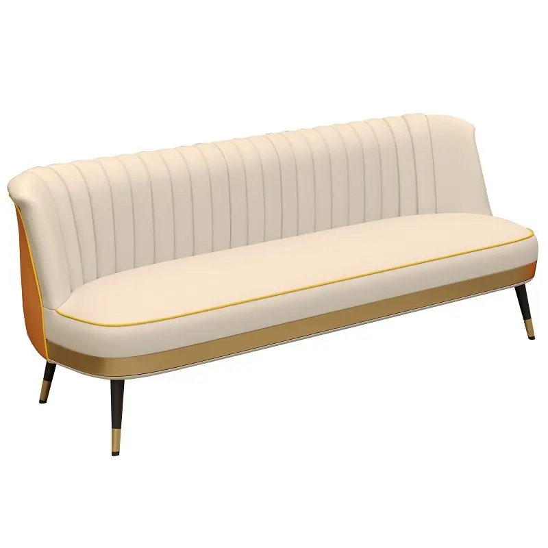Women's clothing store sofa haircut beauty salon sitting area reception apartment small double bedroom narrow sofa cat claw skin