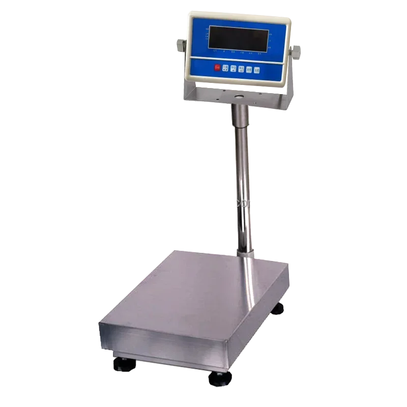 

150KG 250KG 500KG 600KG 60*80cm Stainless Platform Size Heavy Duty Electronic Bench Weighing Digital Platform Scale