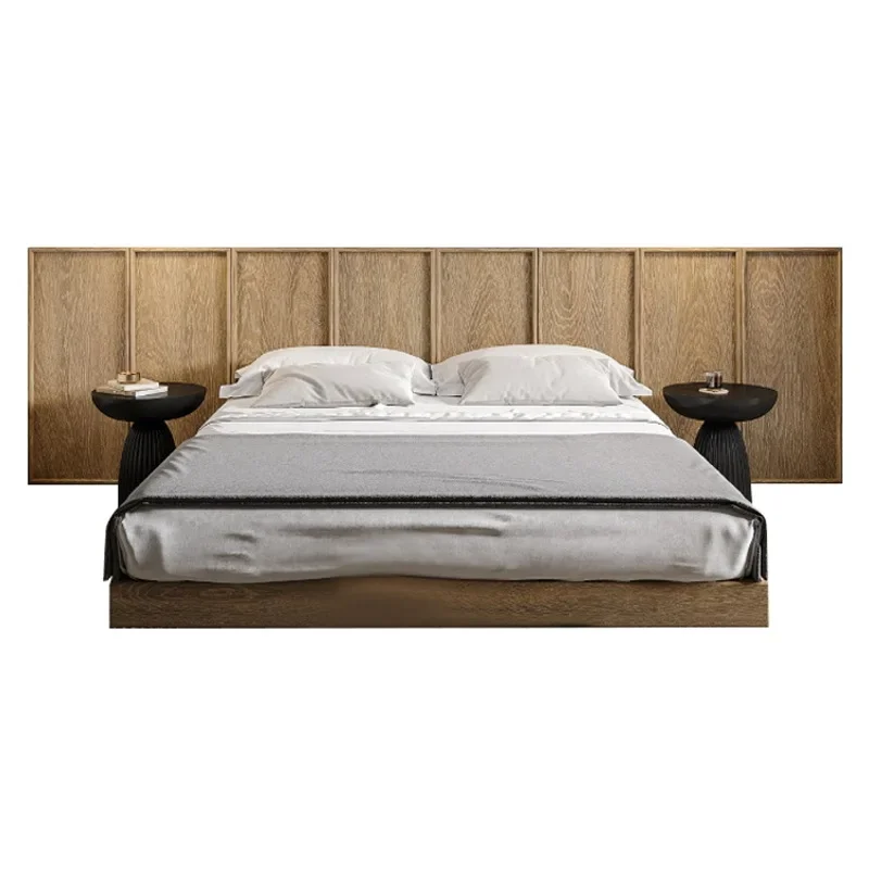 

Modern ash black walnut bed dining table chairs sofa