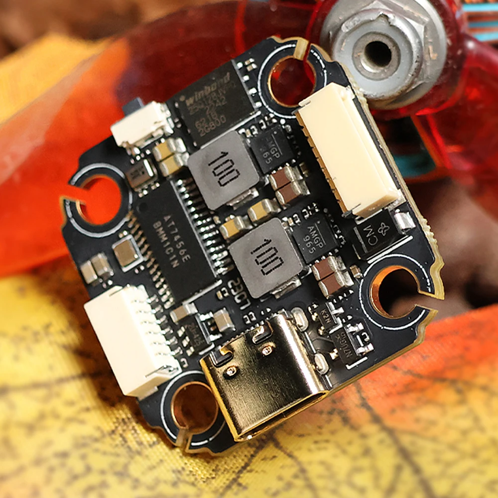 HAKRC F405 V2 Mini FC ICM42688P Dual BEC 5V/2.5A 10V/2A OSD Barometer Black Box 16M 2-6S 20x20mm ثقب التركيب لطائرة RC FPV بدون طيار