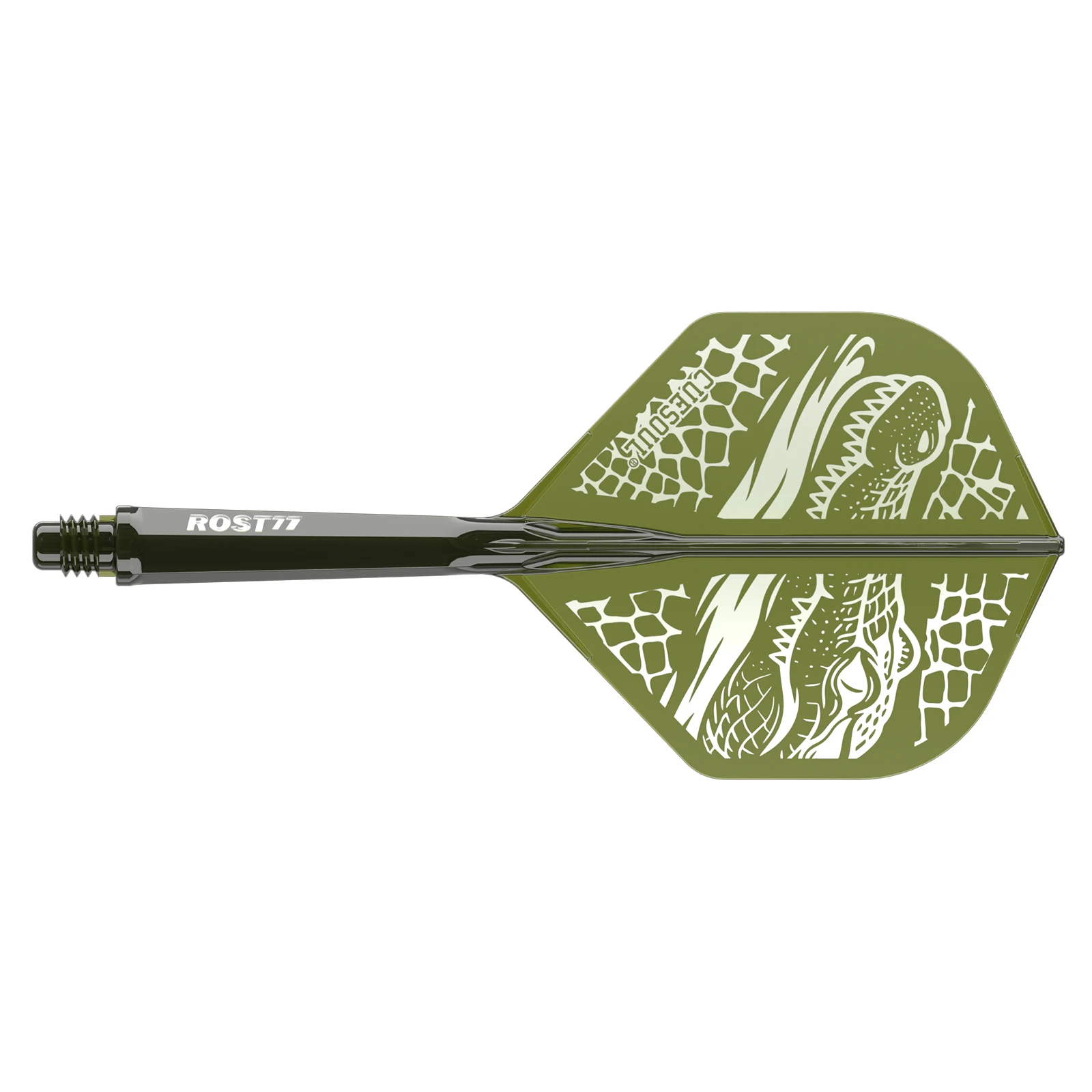 CUESOUL ‘FOREST’Design ROST 77 Integrated Dart Shaft and Flight Standard Shape-28mm