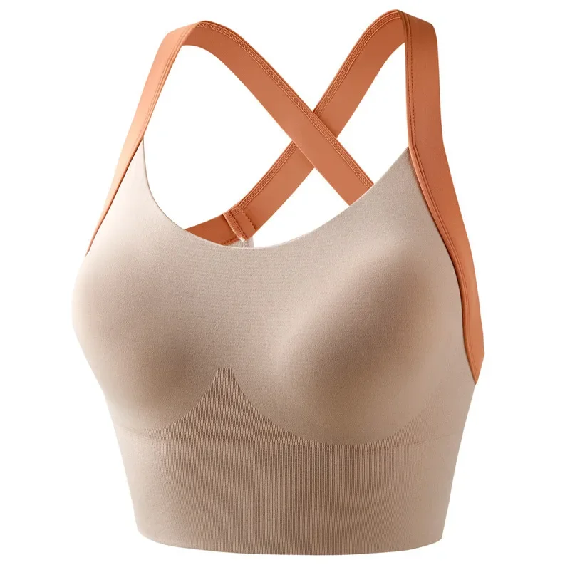 Frauen Yoga Bh Fitness High Impact Gym Bh Push-up-Pad Sport Weste Atmungsaktive Yoga Unterwäsche Lauf Weste High-end-Sport-Bh