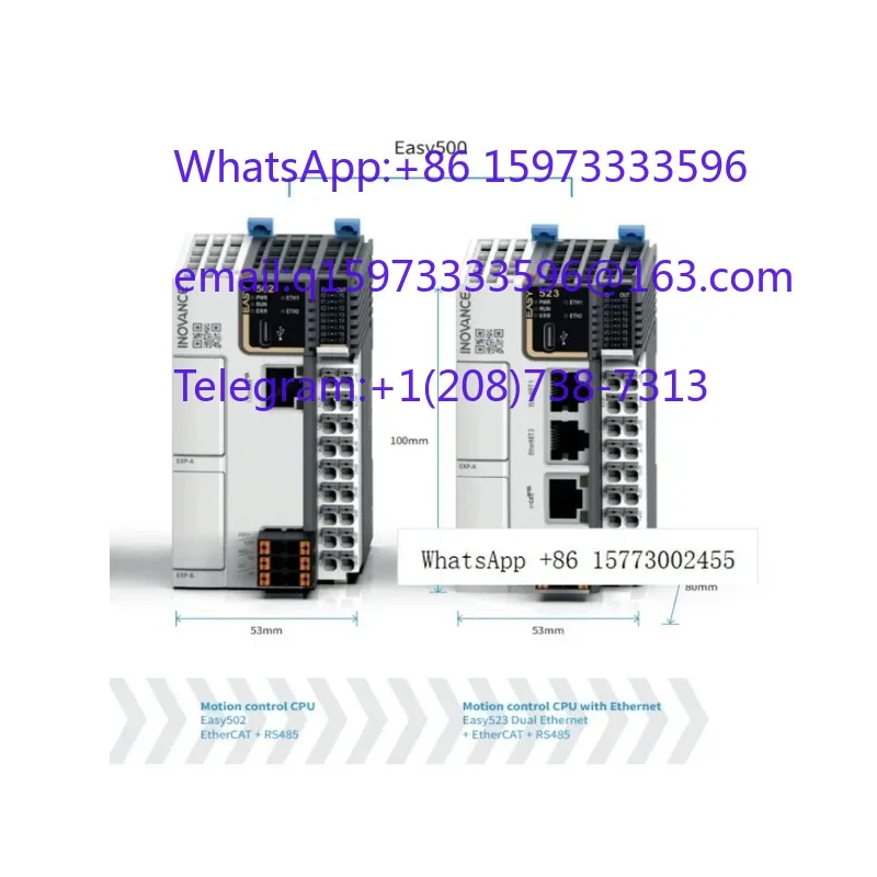 1PCS Easy521-0808TN PLC Powerful Motion Control + EtherCAT/Ethernet/IP/Modbus TCP Compatible with HMI for Smart Equipment