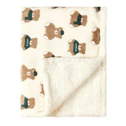 Winter Baby decke Fleece warme Stepp decke für Neugeborene Bettwäsche Baby Wickel wickel Flanell Lamm weiche Kinderwagen Decke Manta Bebe