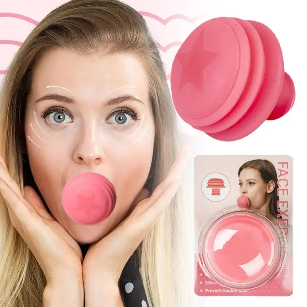 เครื่องบริหารกล้ามเนื้อใบหน้า คาง และลำคอ สำหรับผู้หญิง น่ารัก พกพาสะดวก ช่วยยกกระชับผิวหน้าให้เรียบเนียน กระชับผิว ลดเหนียง รูปหน้าวี รุ่น I8A7