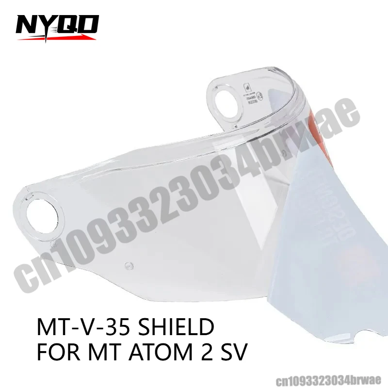 

HD Transparent Helmet Lenses MT ATOM 2 SV Replace Helmet Glass MT-V-35 Shield Original MT Accessories Helmet Shield