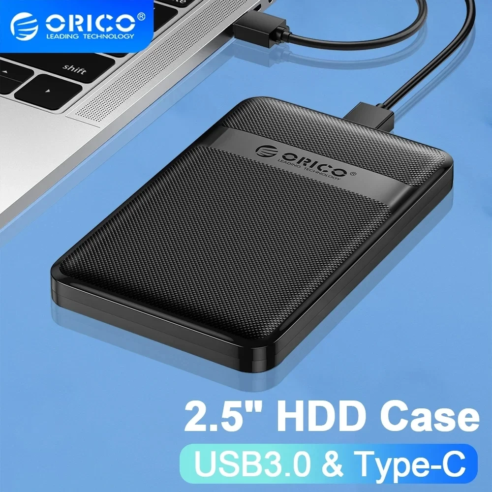 

Корпус для жесткого диска orico 2,5 дюйма, корпус для жесткого диска SATA-USB3.0/Type-C, 6 Гбит/с, макс. USB-C, внешний корпус для жесткого диска SATA с поддержкой Uasp
