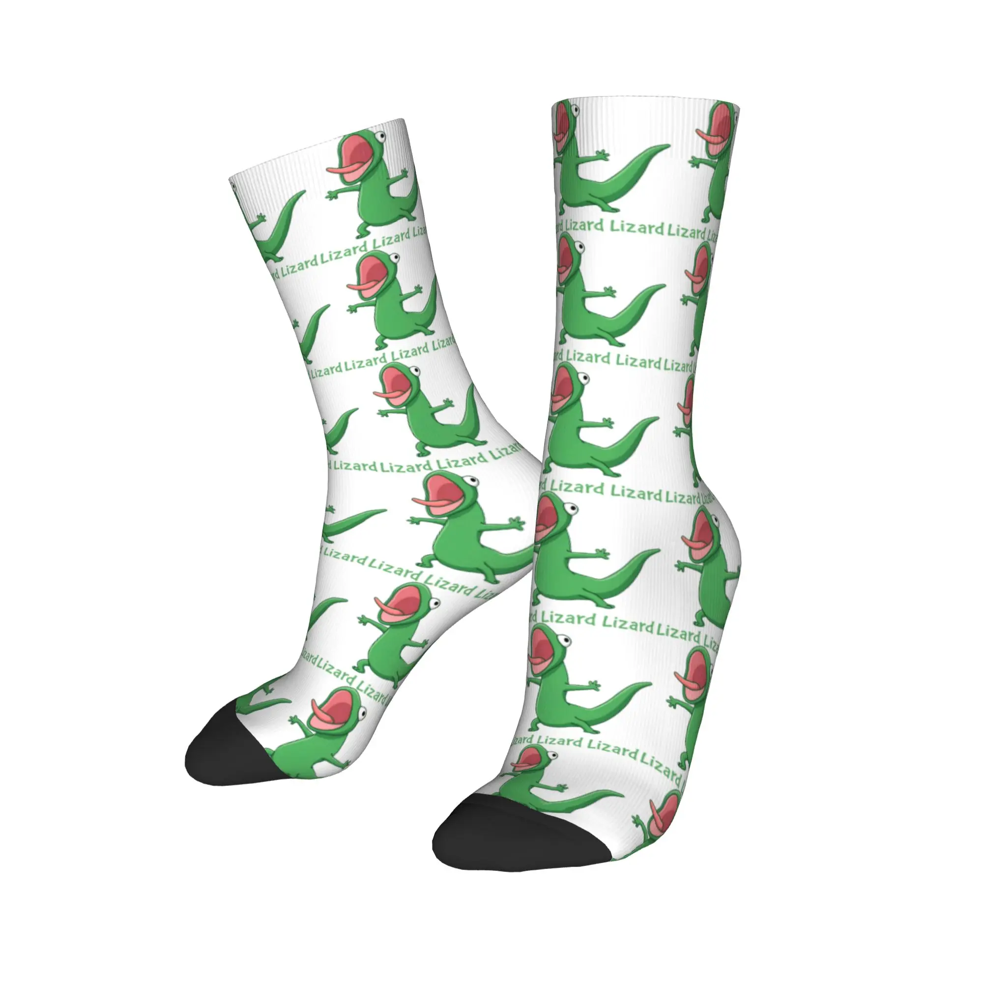 Tom Lizard Lizard Lizard Meme Weirdcore Animals Socks Men Women Casual Socks Spring Summer Autumn Winter Middle Tube Socks Gifts