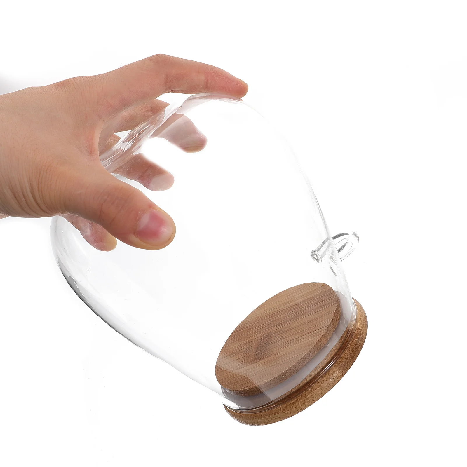 Glass Storage Jar with Sealed Lid Transparent Tea Canister Wide Mouth Kitchen Candy Coffee Container Glass Jar