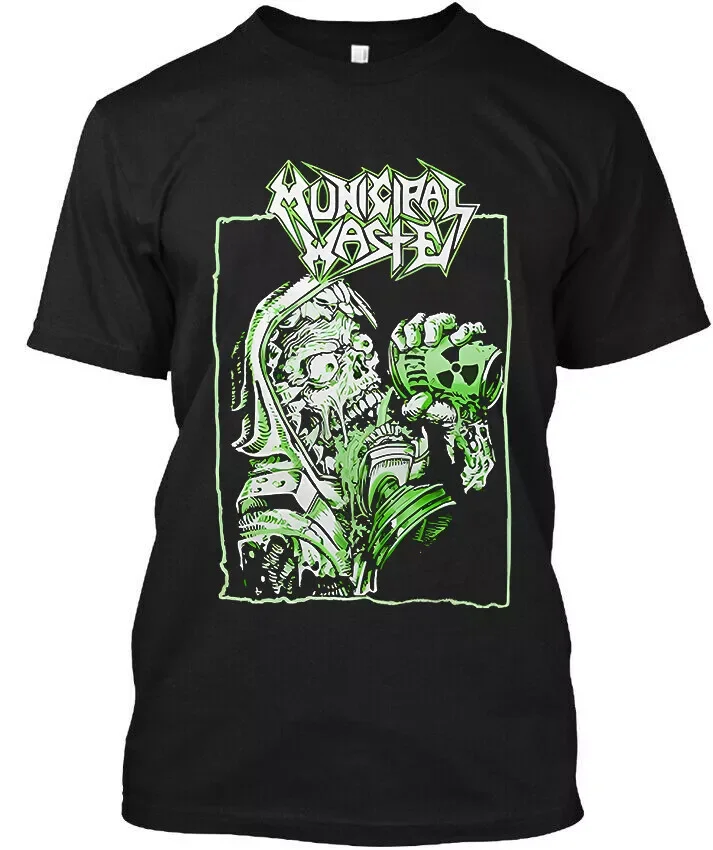 Municipal Waste American Crossover Thrash Band Music Graphic T-Shirt Full Size