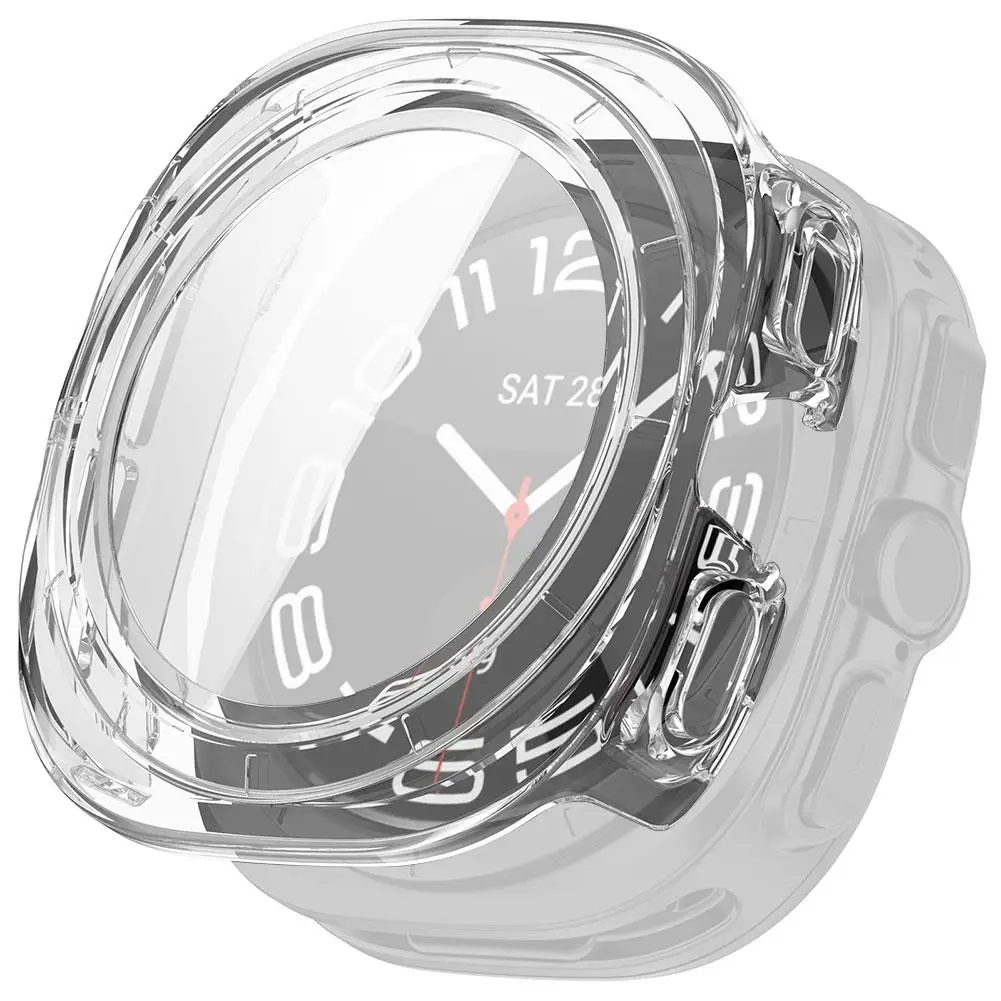 For Samsung Watch 7 Case Ultra 47mm Case PC+ Tempered Film Integrated Watch Case For Samsung Watch 7 Ultra Protective Case Y5A5