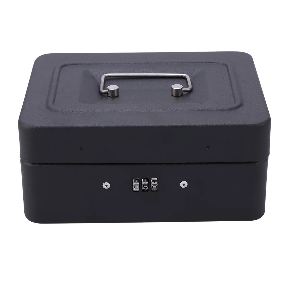Thickened Metal Money Box Heavy Duty Cash Boxes Password Combination Lock Store Cashier Coin Check Storage Organizer
