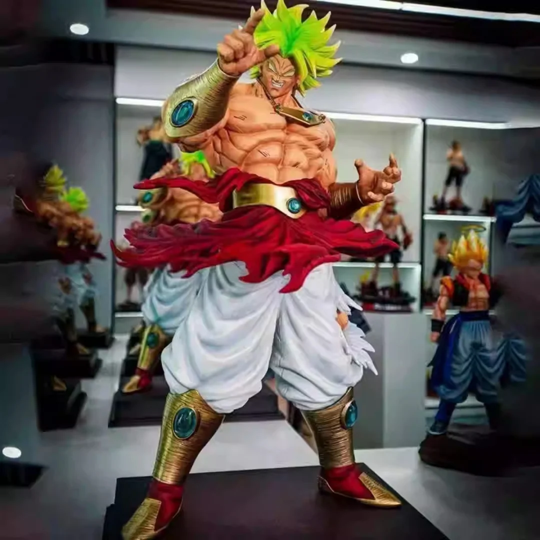 

Новая модель статуи Dragon Ball Z Jt Broly Character Ssj3 Broly Super Saiyan, ПВХ фигурка, 50 см, коллекция орнаментов, игрушка в подарок