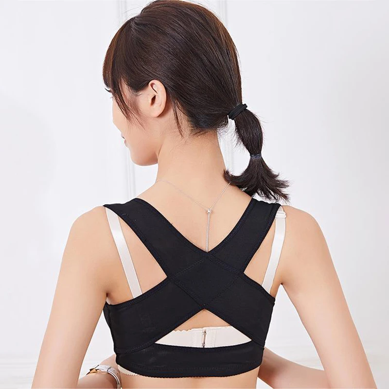 Ceinture de soutien dorsal pour femmes, ceinture de soutien de la poitrine, ajustement de la posture initié