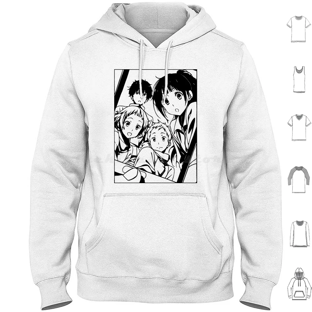 Hyouka Selfie Hoodie cotton Long Sleeve Hyouka Hotaro Oreki Eru Chitanda Mayaka Ibara Satoshi Fukube Selfie Anime