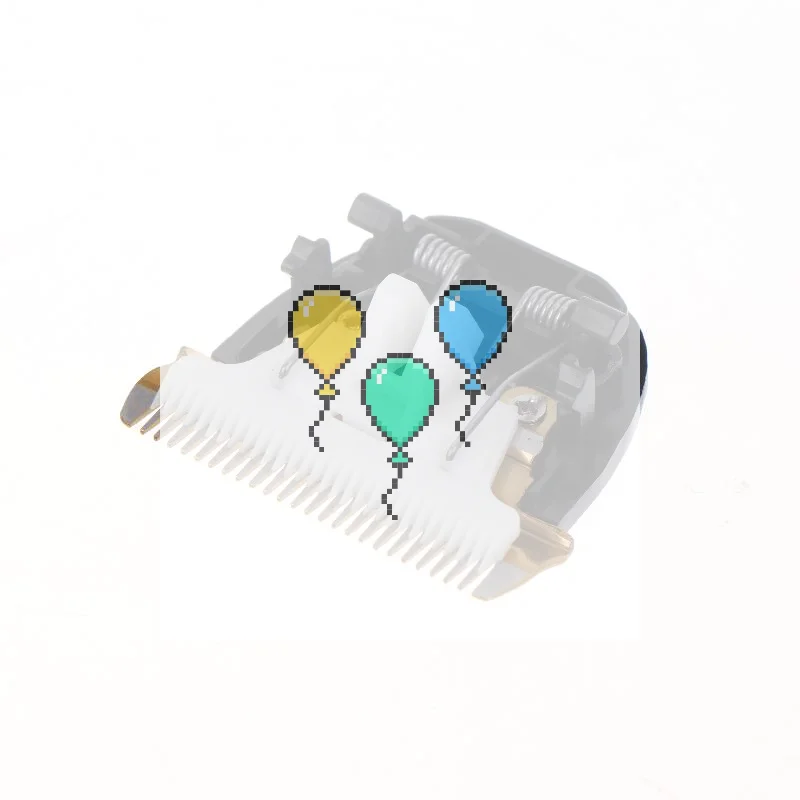 1Pcs Ceramic Titanium Replacement Hair Grooming Trimmer Head Clipper Blade Cutter Universal Shaver Accessories