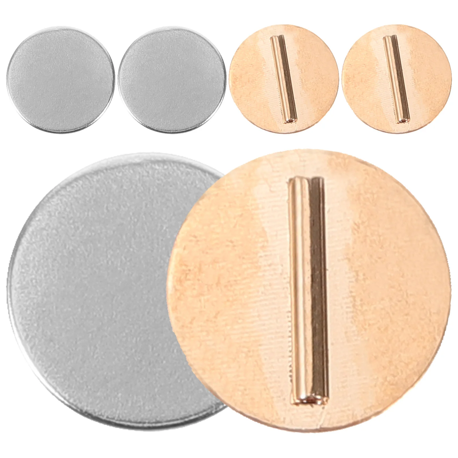 3 Pairs Mini Pin Brooch Converter Garment Magnet Buckle Clothes Pins Pack Metal Holder Magnetic for