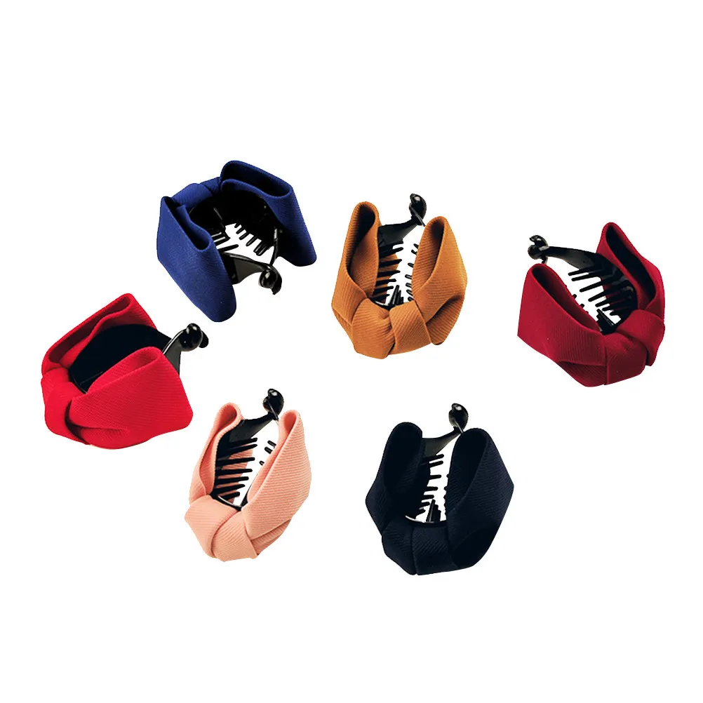 

Набор из 6 изящных заколок-бантиков для волос, 6 ярких цветов, долговечные, универсальные, идеальный подарок, заколки-крабы