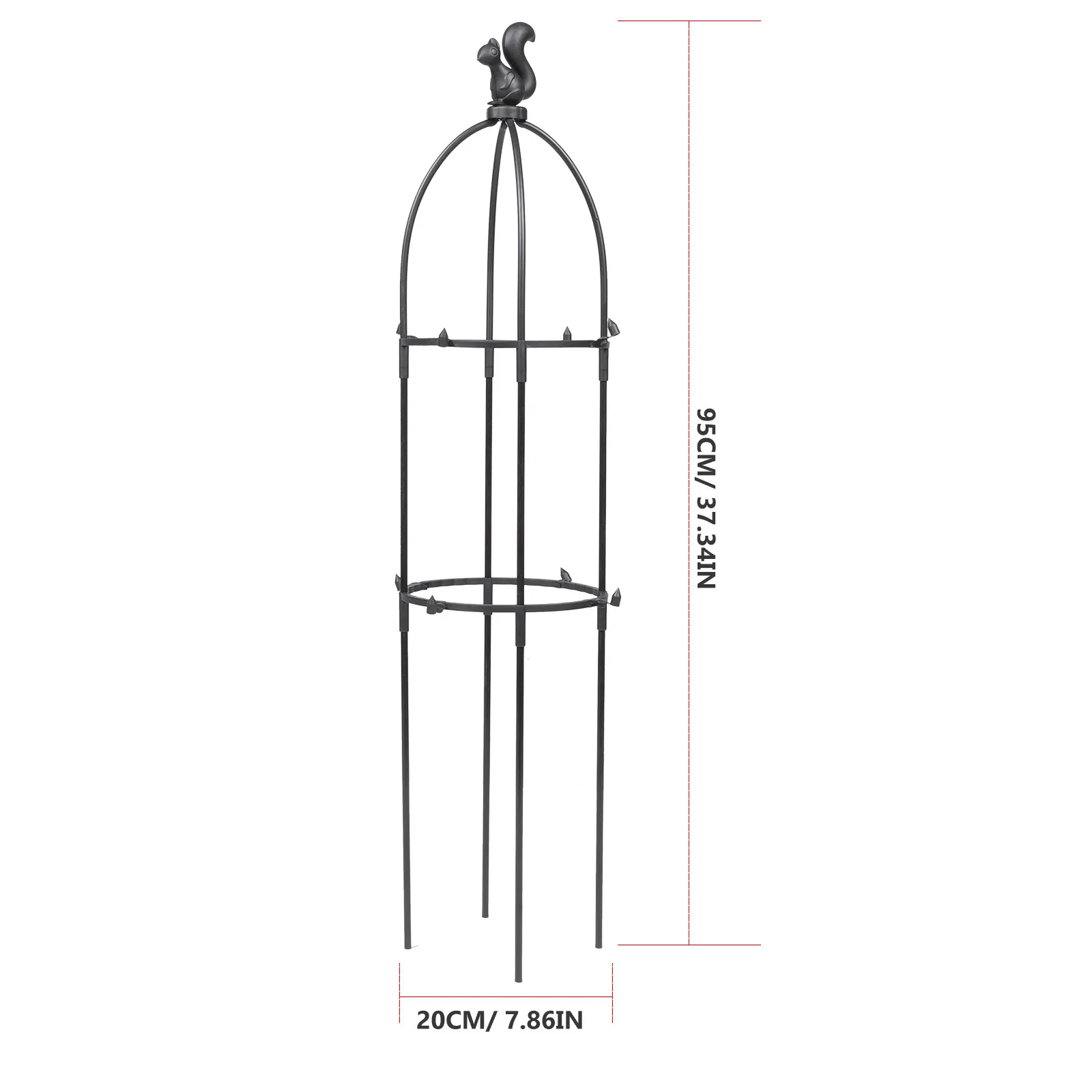 1Set Sturdy Plant Climbing Trellis Rack for Potted Plants Garden Climbing Plant Support Vegetable Raspberry Trellis Indoor