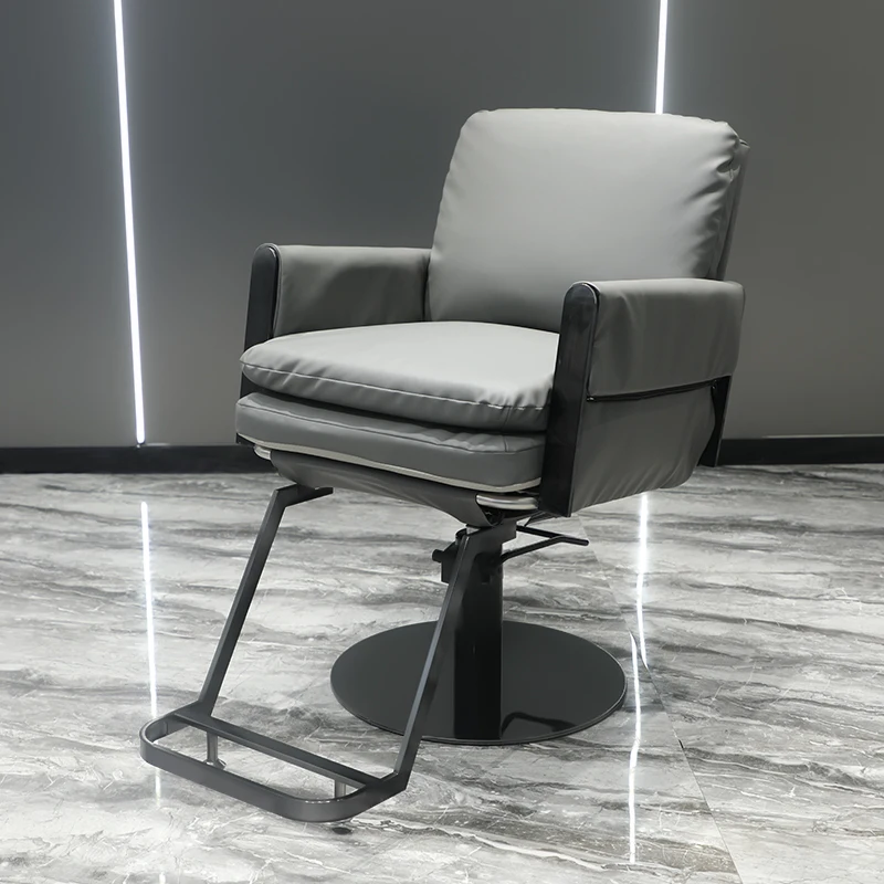 

Hairdresser Facial Barber Chairs Professional Reclining Chair Manicure Comfortable Makeup Metal Silla De Barbero Salon Furniture