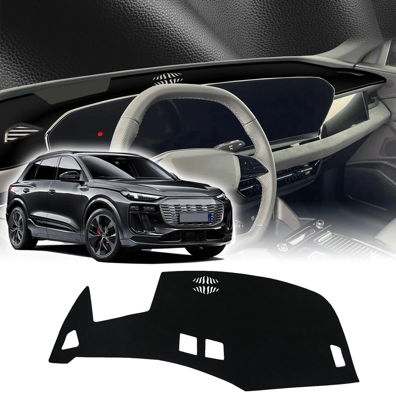 

fit for Audi Q6 e-tron Sportback 2026 etron Car Dashmat Dashboard Cover Pad Protective Carpet DashMat Sunshade Accessories