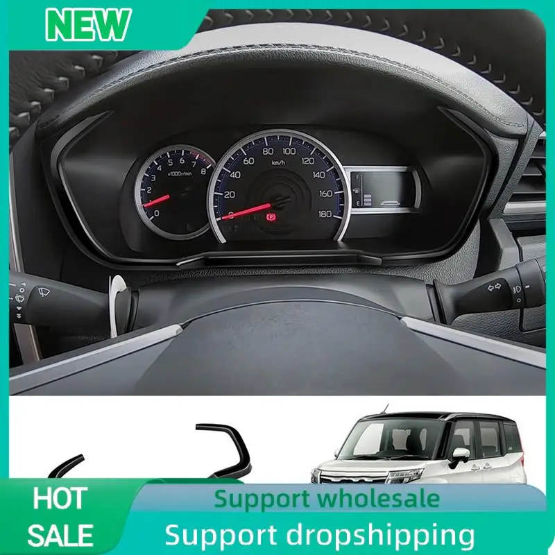 

A04E-Car приборная панель, накладка на рамку, наклейка на приборную панель, накладка на приборную панель для Toyota ROOMY 2022, глянцевый черный