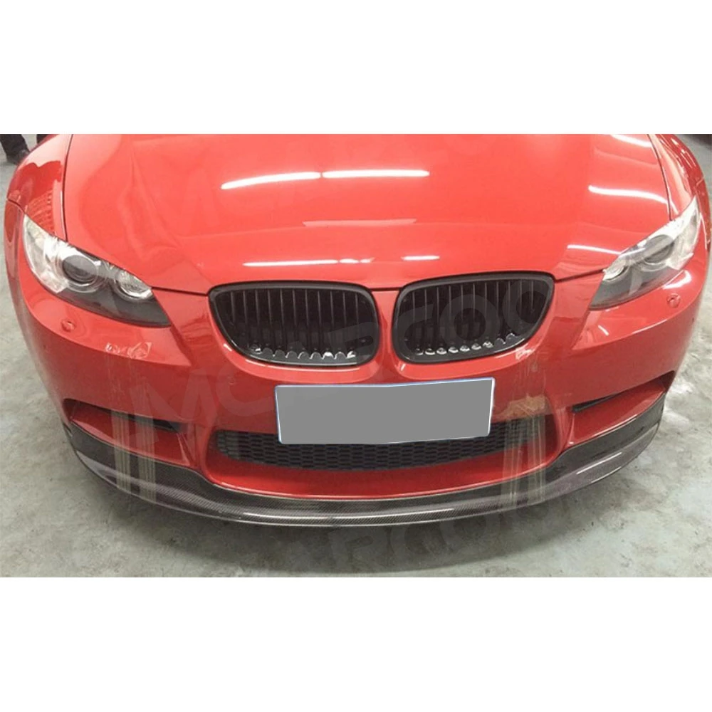 Carbon Fiber Front Bumper Lip Spoiler for BMW 3 Series E92 E93 M3 2005-2011 FRP Bumper Guard Body Kits Car Accessories - view 6