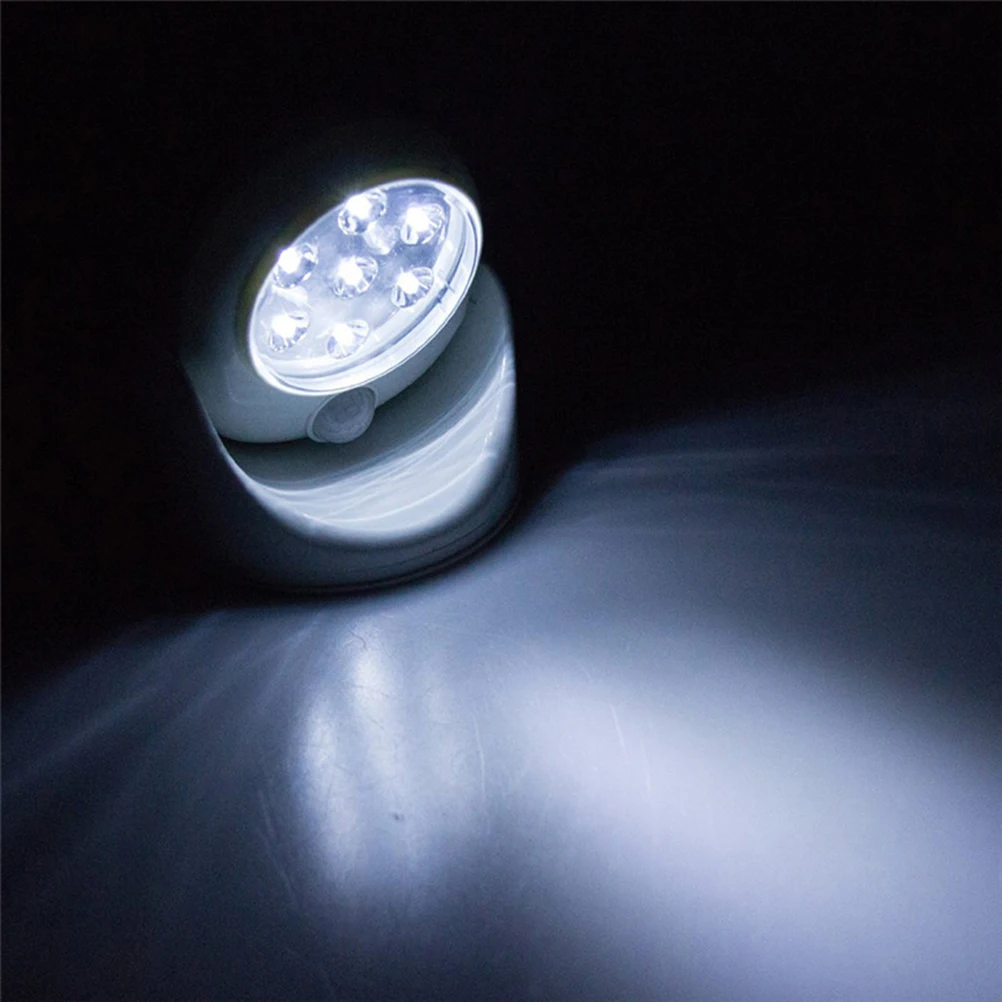 Lámpara LED inalámbrica con Sensor activado por movimiento, lámparas de pared con rotación de 360 grados, luz de porche para interiores y exteriores