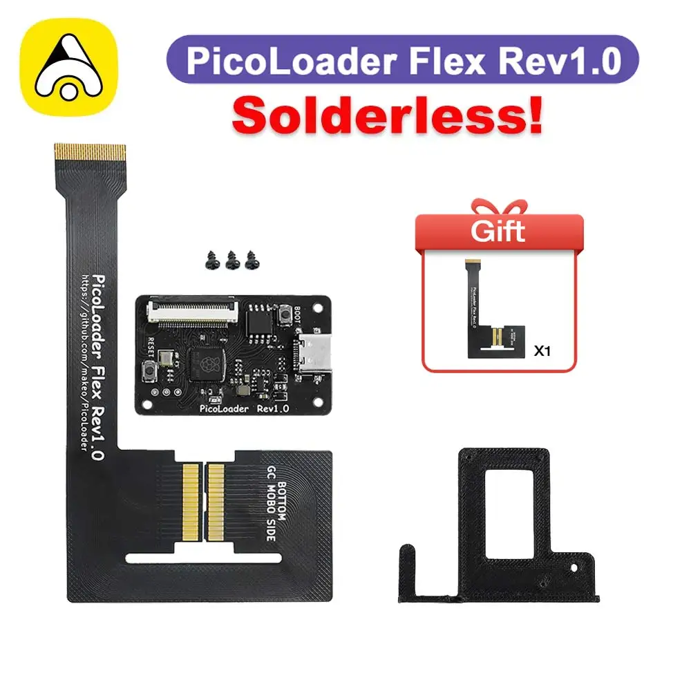 Nouveau Module Open Source Simple sans soudure basé sur PicoLoader RP2040 pour Nintendo GameCube, prise en charge du lancement de logiciels brassés à domicile