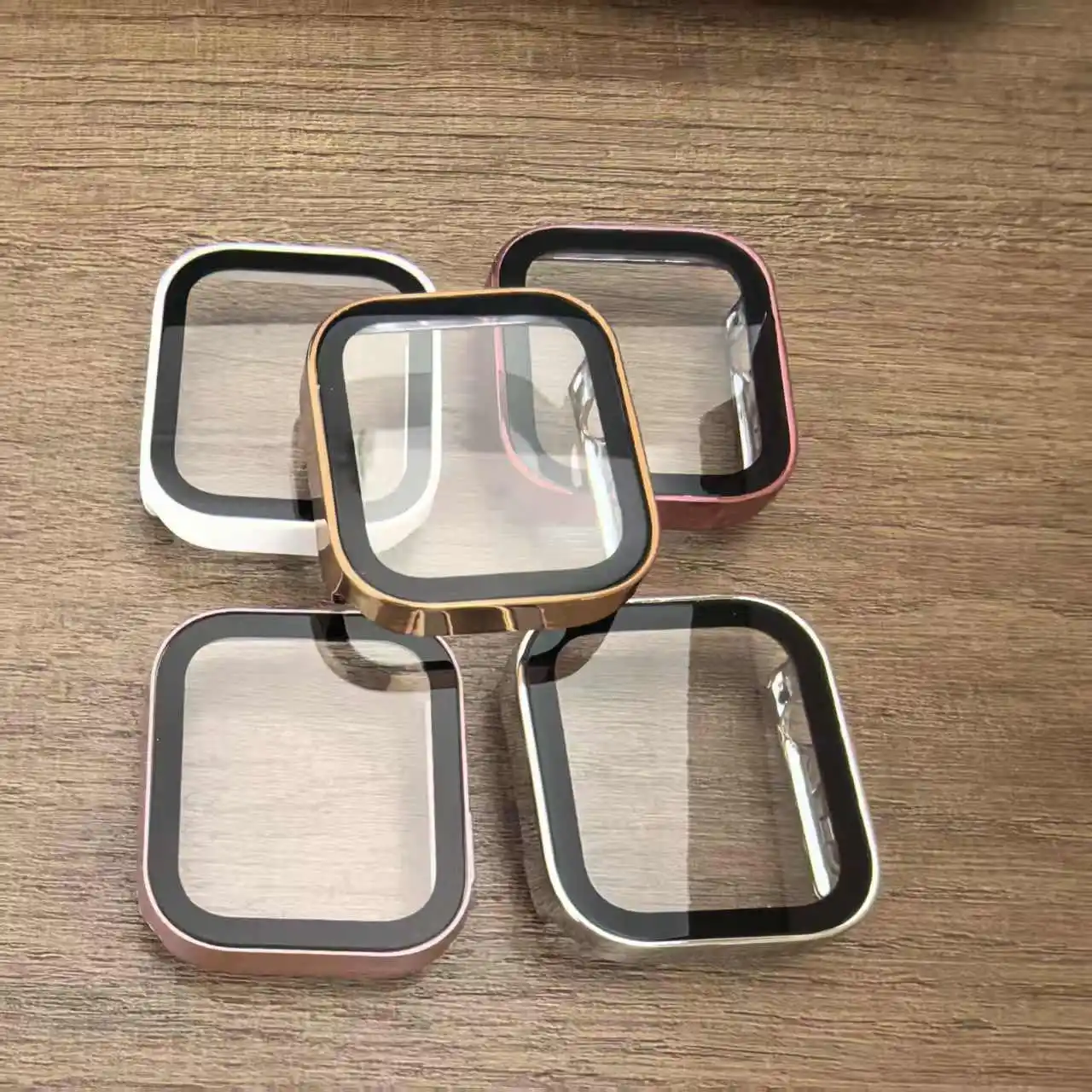 Kantenabdeckung für Apple Watch 11 Gehäuse 46 mm 42 mm 45 mm 41-44-40 mm wasserdichter Displayschutz aus gehärtetem Glas Serie 7 8 9 10 SE 3 4 5