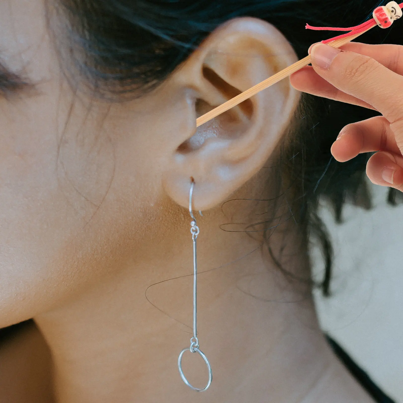 5Pcs Multi Function Bamboo Ear Spoons Earwax Cleaning Tools Skin Friendly Smooth Surface Portable Compact Ear Hygiene Supplies