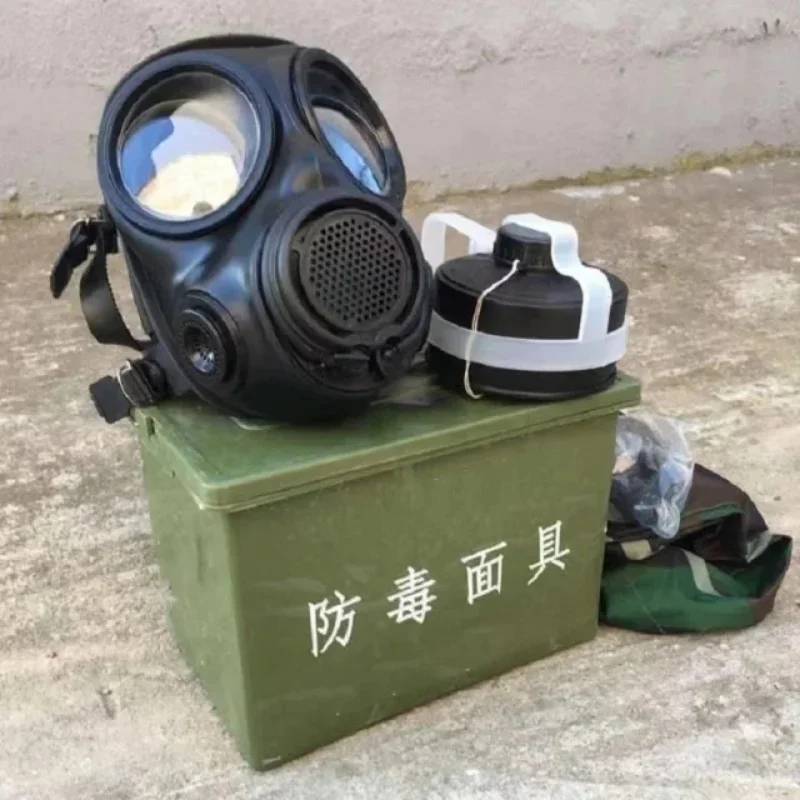 Gas Mask, Full-Face Respirator, Mask with Filter, Reusable Paint Mask, Dust Mask for Spray Painting and Welding