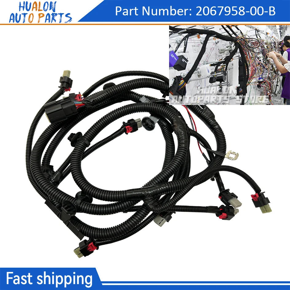 

2067958 -00-Б 206795800 Жгут проводов системы помощи при парке переднего бампера B для Tesla Model 3 2017-2022 гг.