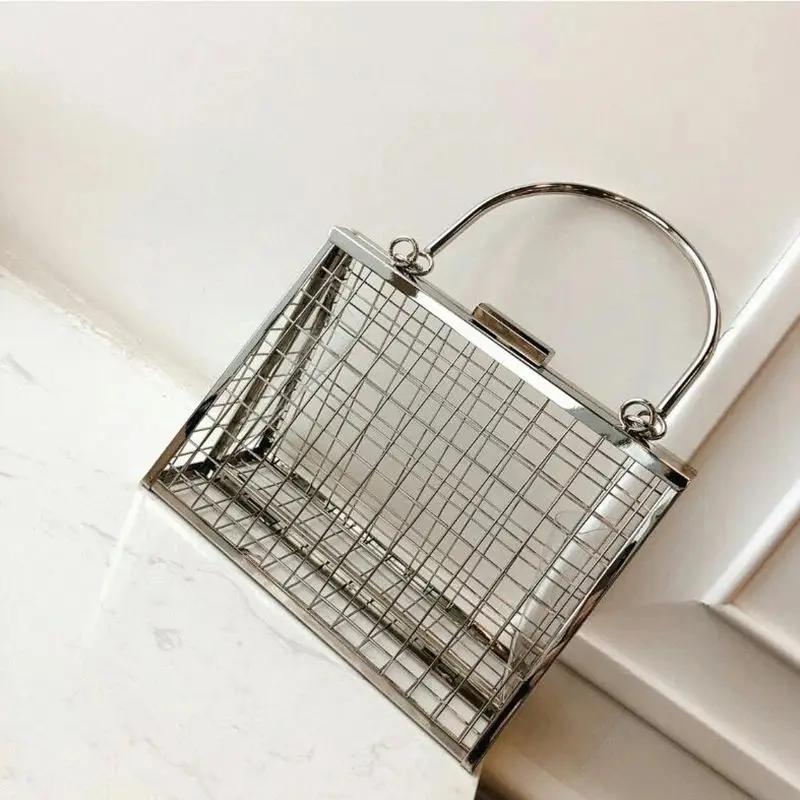 Luxury Metal Hollow out Women's Handbags Fashionable Cloud Shoulder Bag Single Shoulder Bag Elegant Ladies Purse