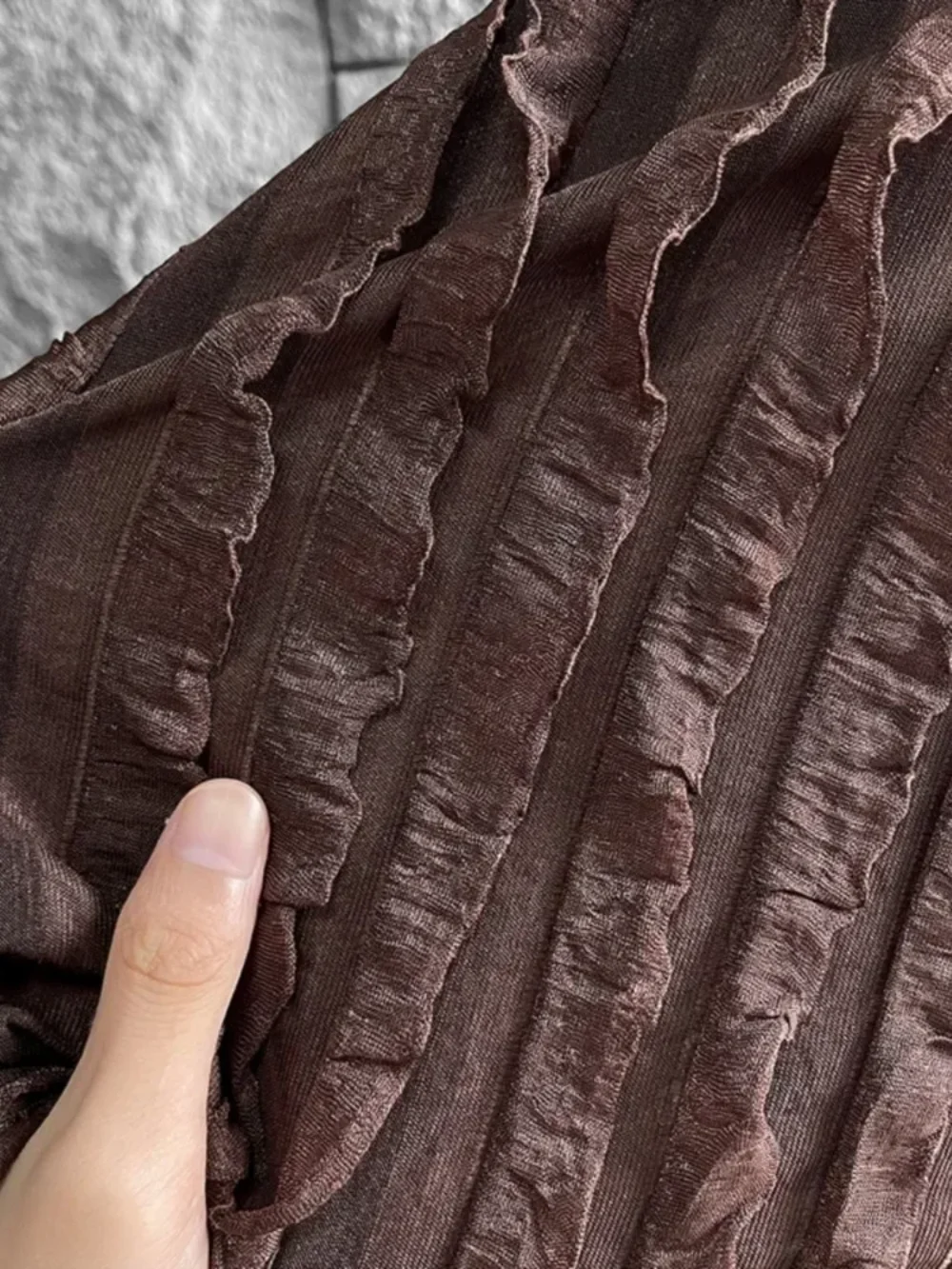 

Мягкая эластичная жаккардовая ткань кофейного цвета, модельер одежды для шляпы, платья, материал, ткань, шитье своими руками по метрам