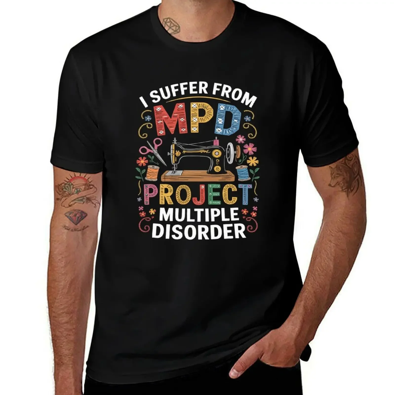 

i suffer from mpd multiple project disorder T-Shirt blue archive funny costumes sublime mens white t shirts