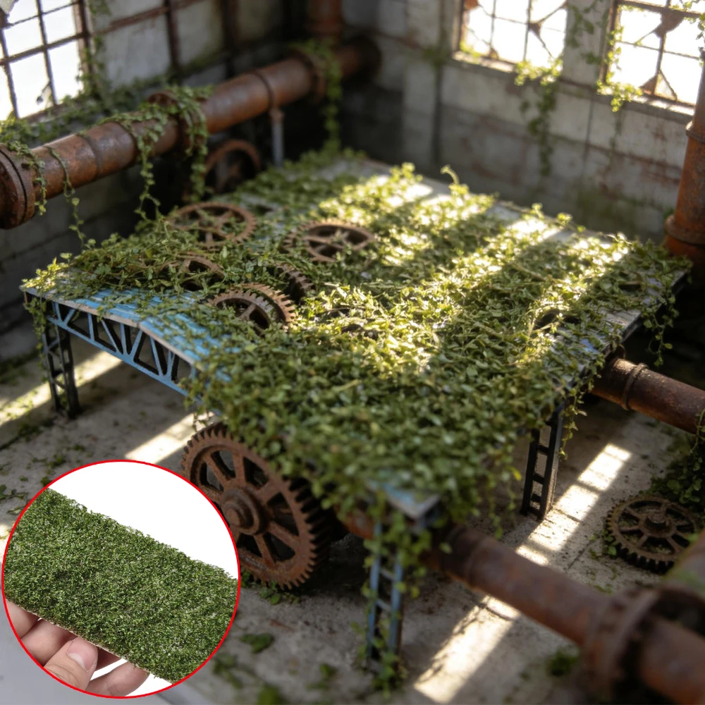 

Miniature Vine Vegetation DIY Model Trees Basing Material Kit Realistic Micro Leaves For Railway Train Artificial Grass Modeling