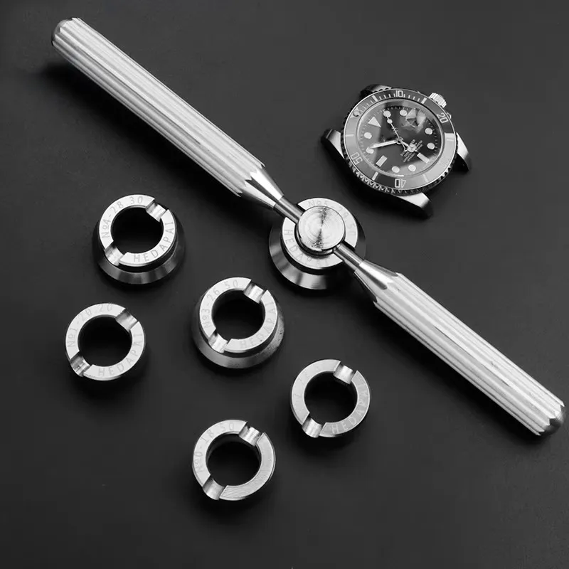 5537 Watch Repair Tool, Watch Repair Tool 5537 Case Opener, Special Watch Opener for Gear-Shaped Back Covers, Screw-On Case Opener Tool Set