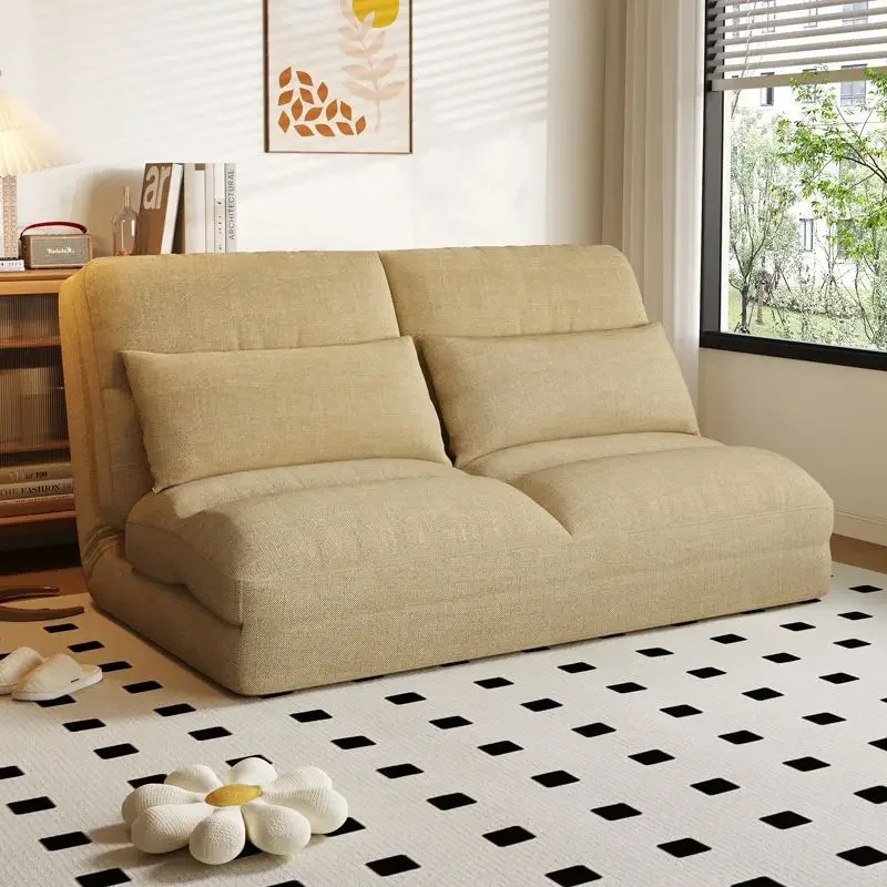 Lazy tatami sofa bed Small apartment simple dual-purpose foldable living room bedroom detachable multifunctional sofa