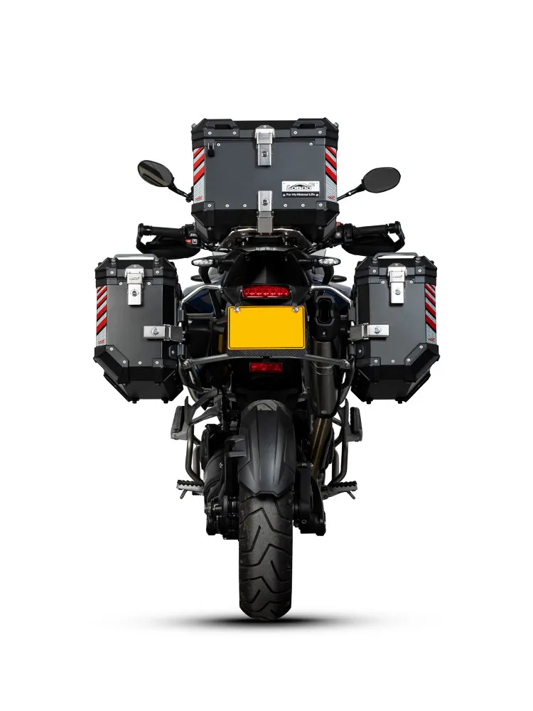 Motorcycle Trunk Side Luggage Box 37L/45L For Triumph Tiger Tiger 1200 2023- Pannier Frame Rear Top Box Helmet Travel Topcase