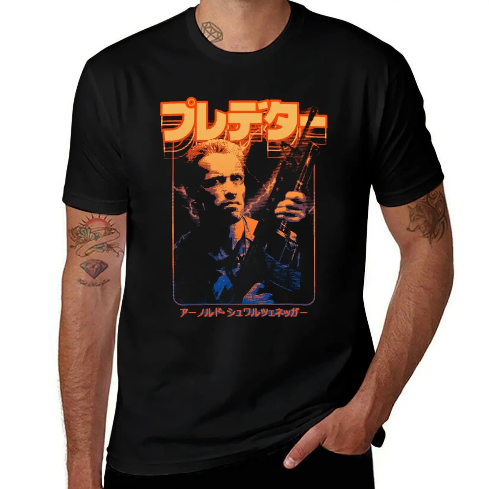 

Predator: Alan Schaefer T-Shirt man clothes graphic tee shirt mens t shirts pack