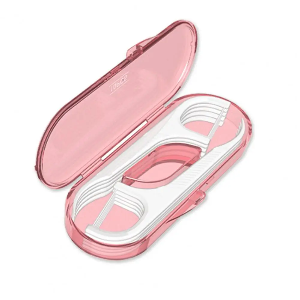 Useful Teeth Flosses Brush Loss High Toughness Safe Compact Dental Floss Sticks with Storage Box Dental Flosses Oral Care