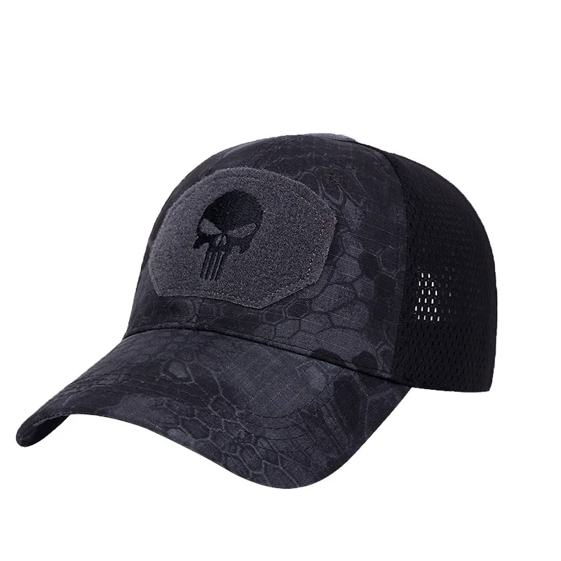 Spring And Summer New Military Fan Outdoor Camouflage Baseball Net Hat Special Forces Tactical Camouflage Cap Skull Shade Cap