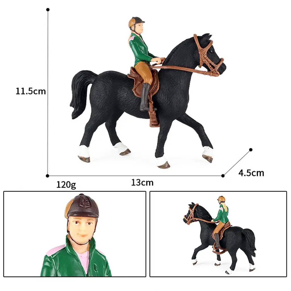 Action figure da cowboy in plastica per bambini per ragazzi Collezione di figurine dell'Ovest selvaggio