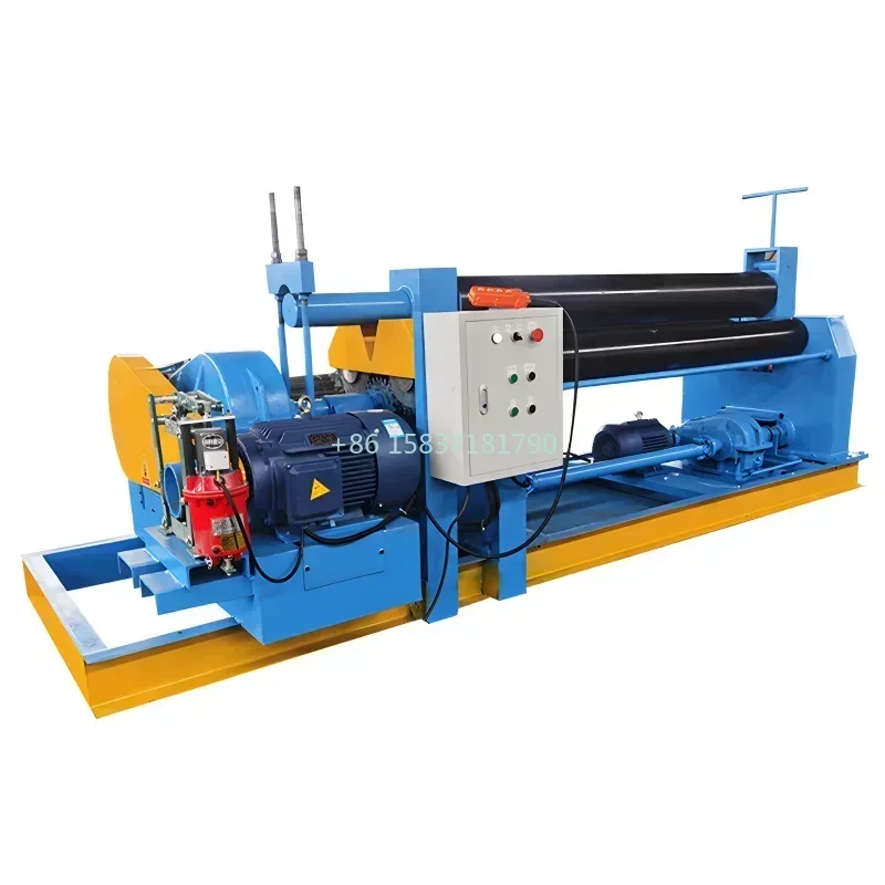 China Supplier Plate Rolling Machine 12X2500 Hydraulic 3-roller Plate Bending Rolling Machine Metal Sheet Rolling Machine Price