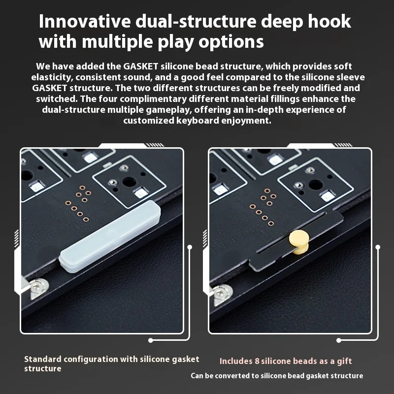 PMO WAVE75 Flagship Tri-Mode Wireless Mechanical Keyboard - CNC-Machined Aluminum Frame, Customizable RGB - Image 2