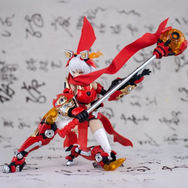 In Voorraad 1/12 E-Model Kit A.T.K.Girl Serie Koning Van De Ridge Lion Dance Action Figure Assembly Model Pop collectie Speelgoed Gift